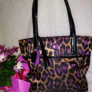 Coach Ocelot Sateen handbag 25282